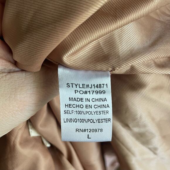 Entro Camel Color women's Coat. Size Large. EUC. - Picture 4 of 6